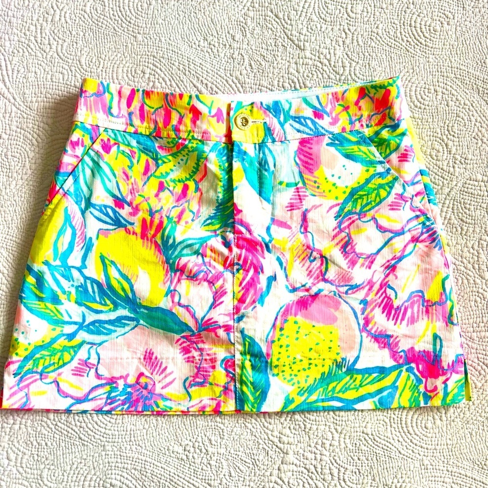 Lilly Pulitzer Nikki Skort Fiesta Bamba Size 2 Spring - party - floral -tropical